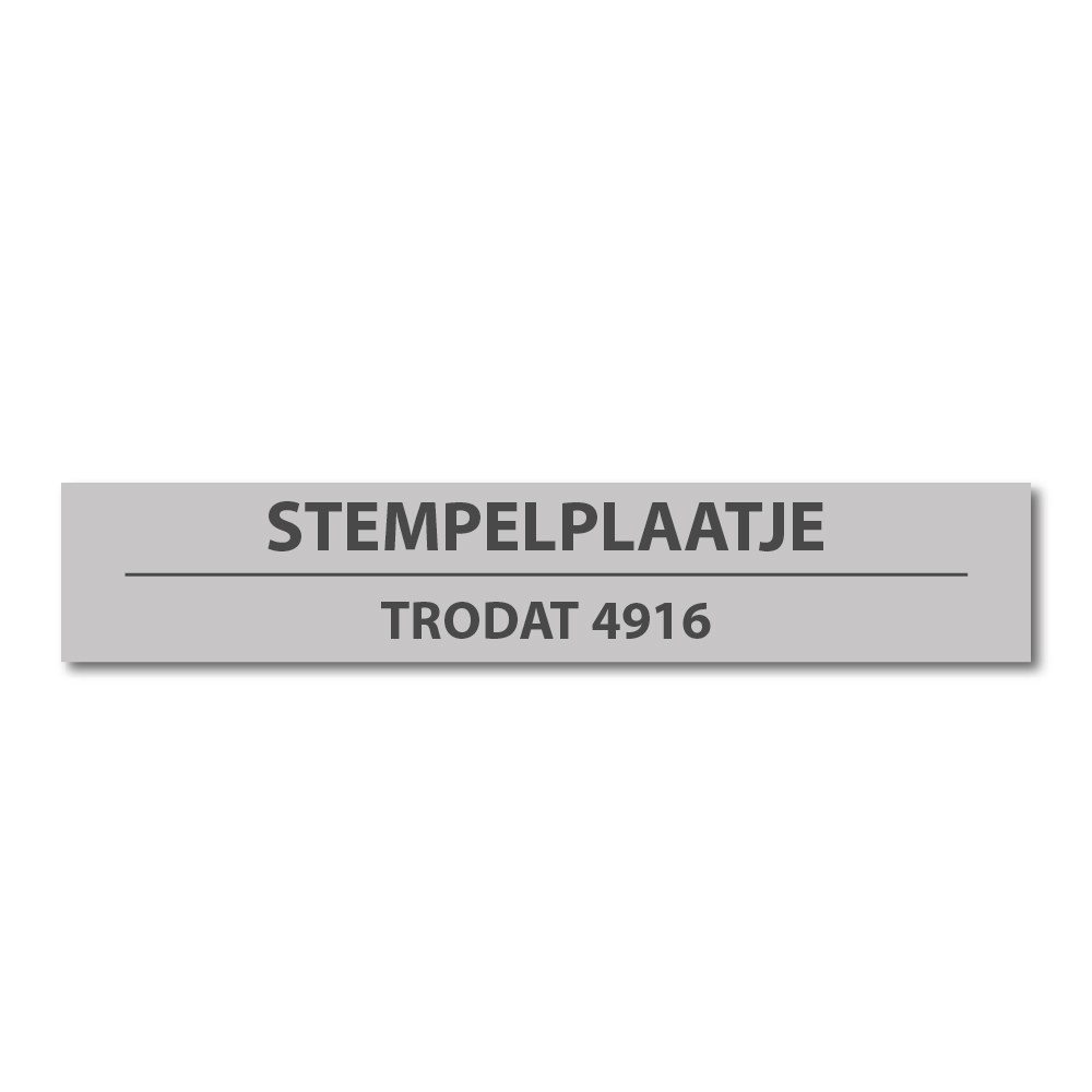 Stempelplaatje Trodat Printy 4916