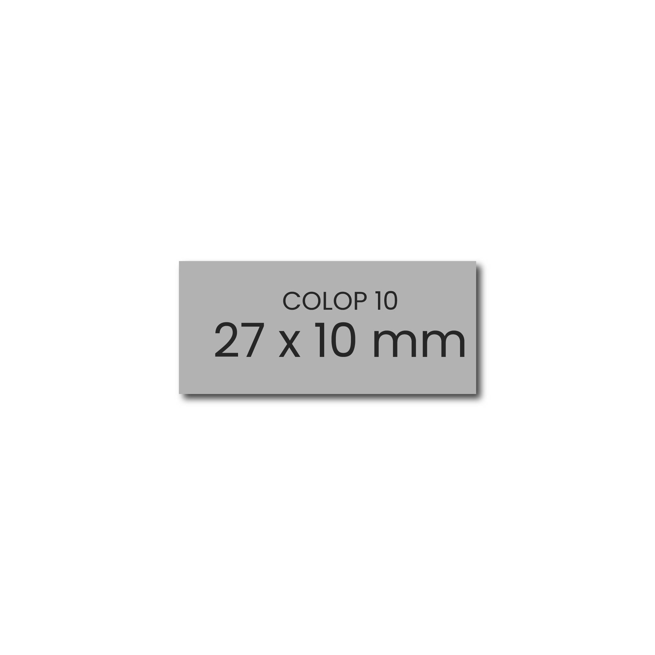 Stempelplaatje Colop Printer 10