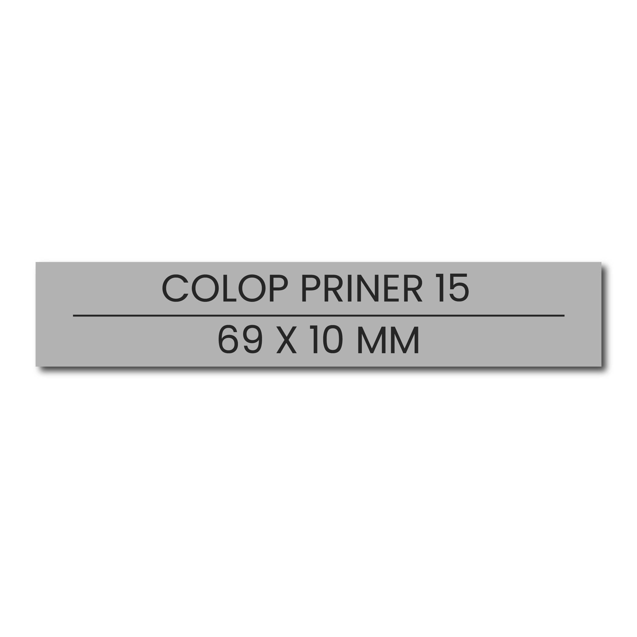 Stempelplaatje Colop Printer 15