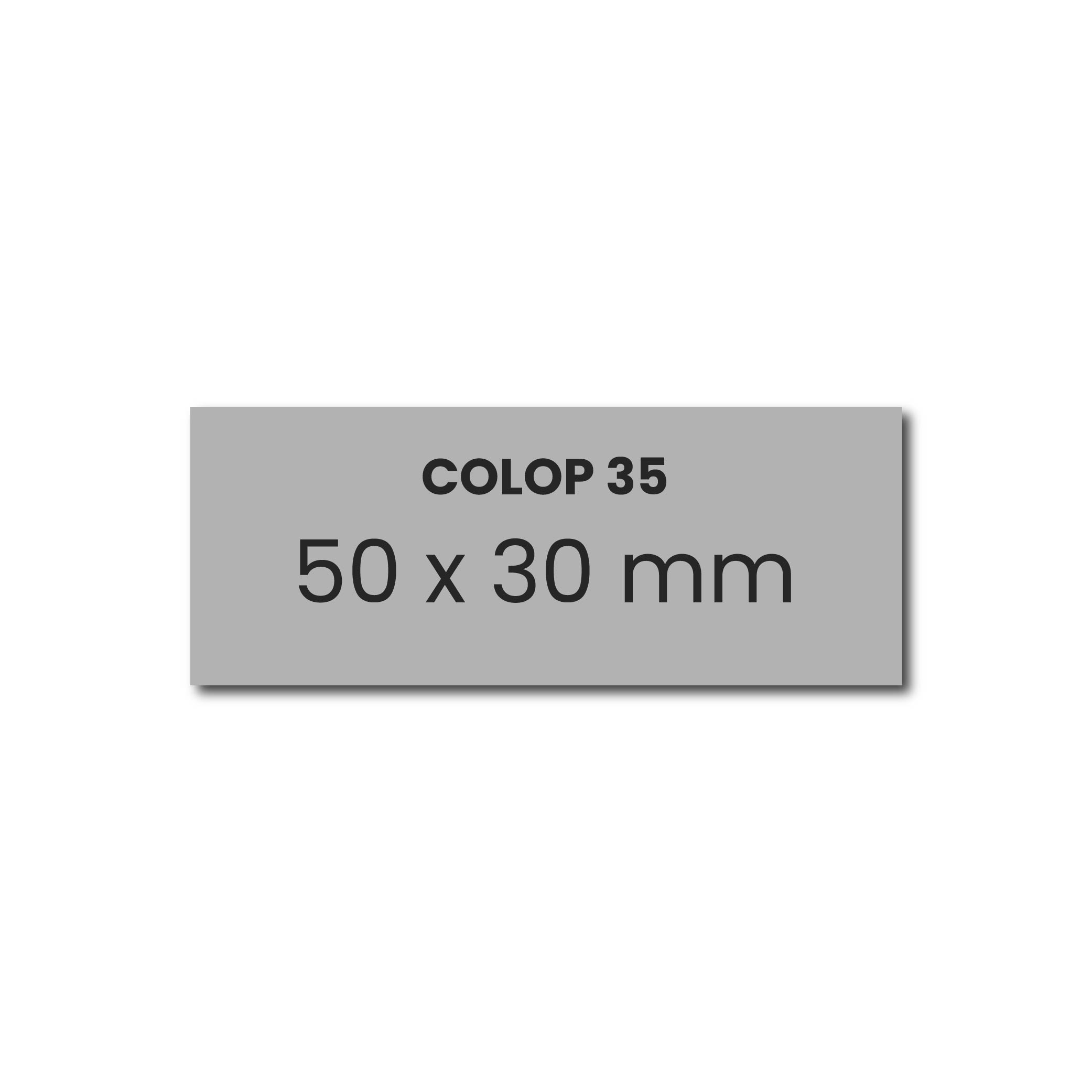Stempelplaatje Colop Printer 35