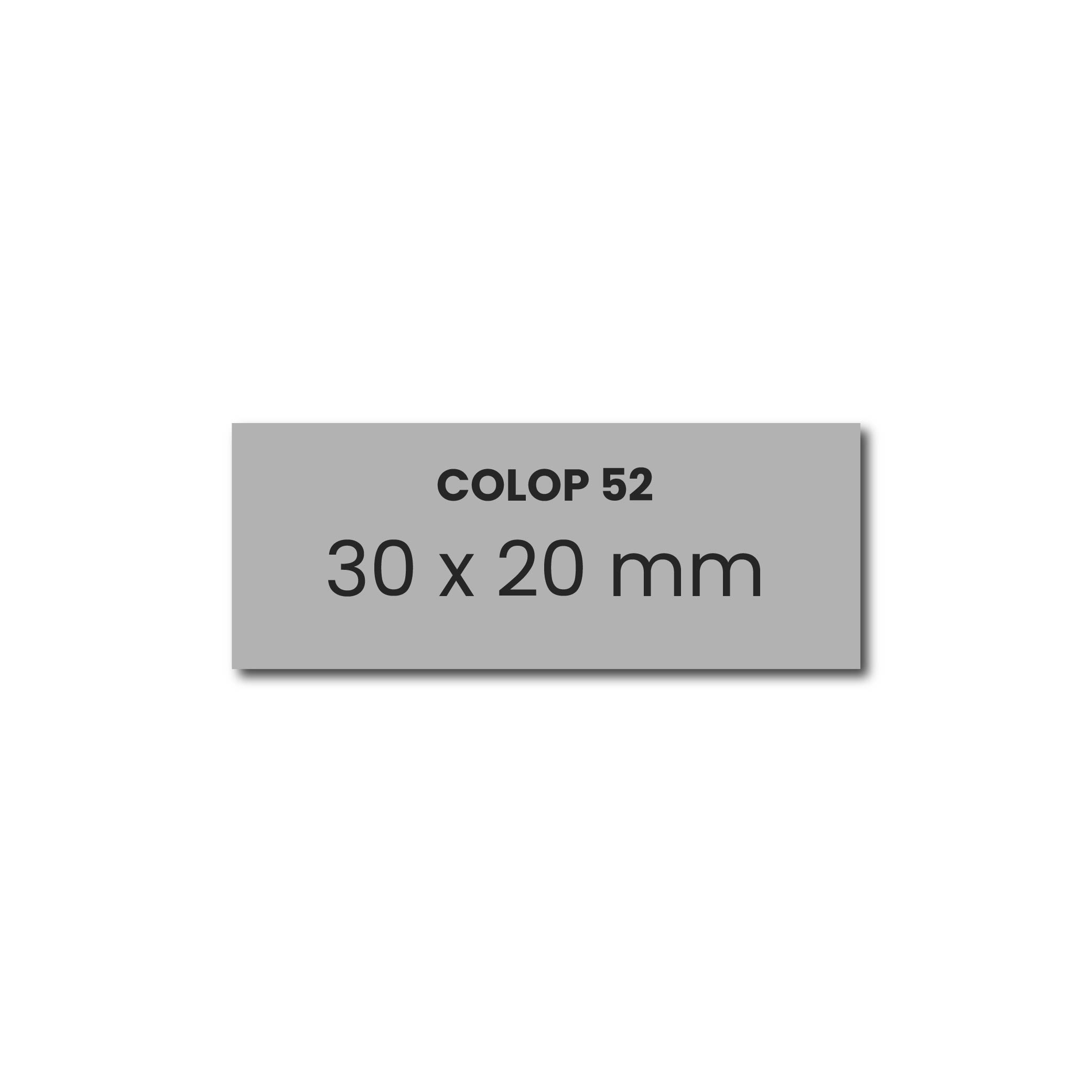 Stempelplaatje Colop Printer 38
