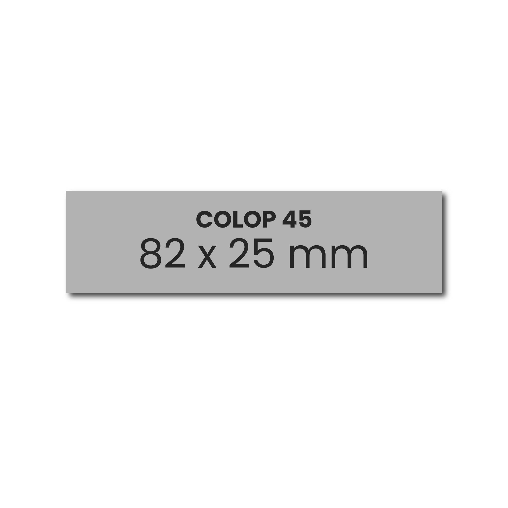 Stempelplaatje Colop Printer 45