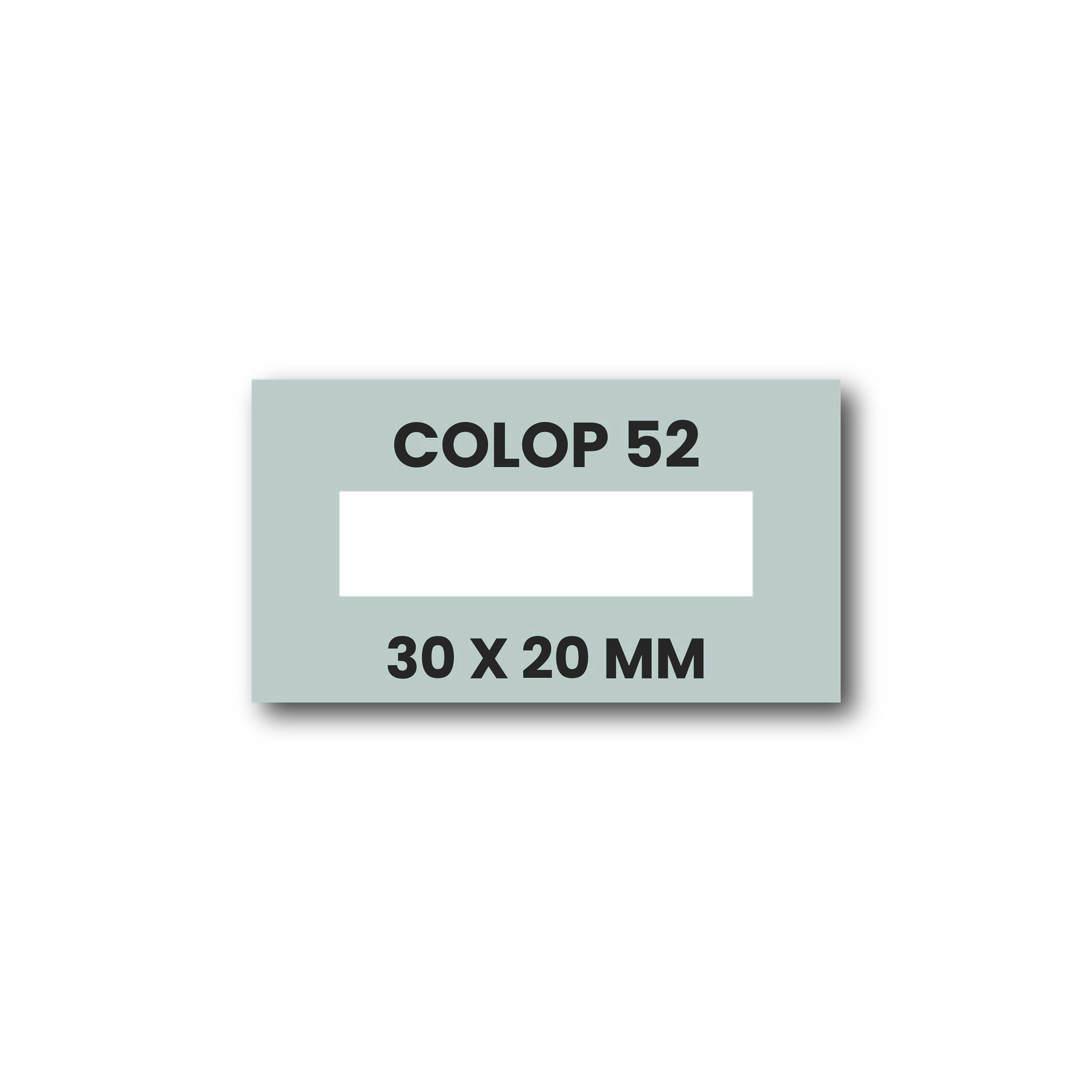 Stempelplaatje Colop Printer 52 D