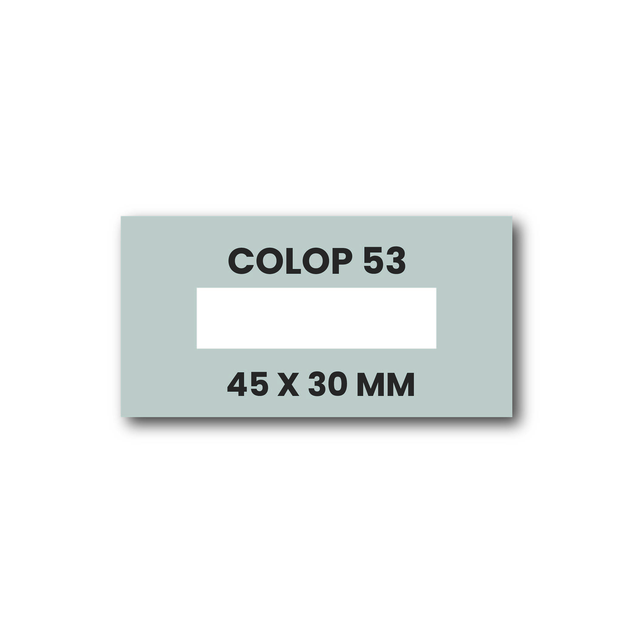 Stempelplaatje Colop Printer 53/D