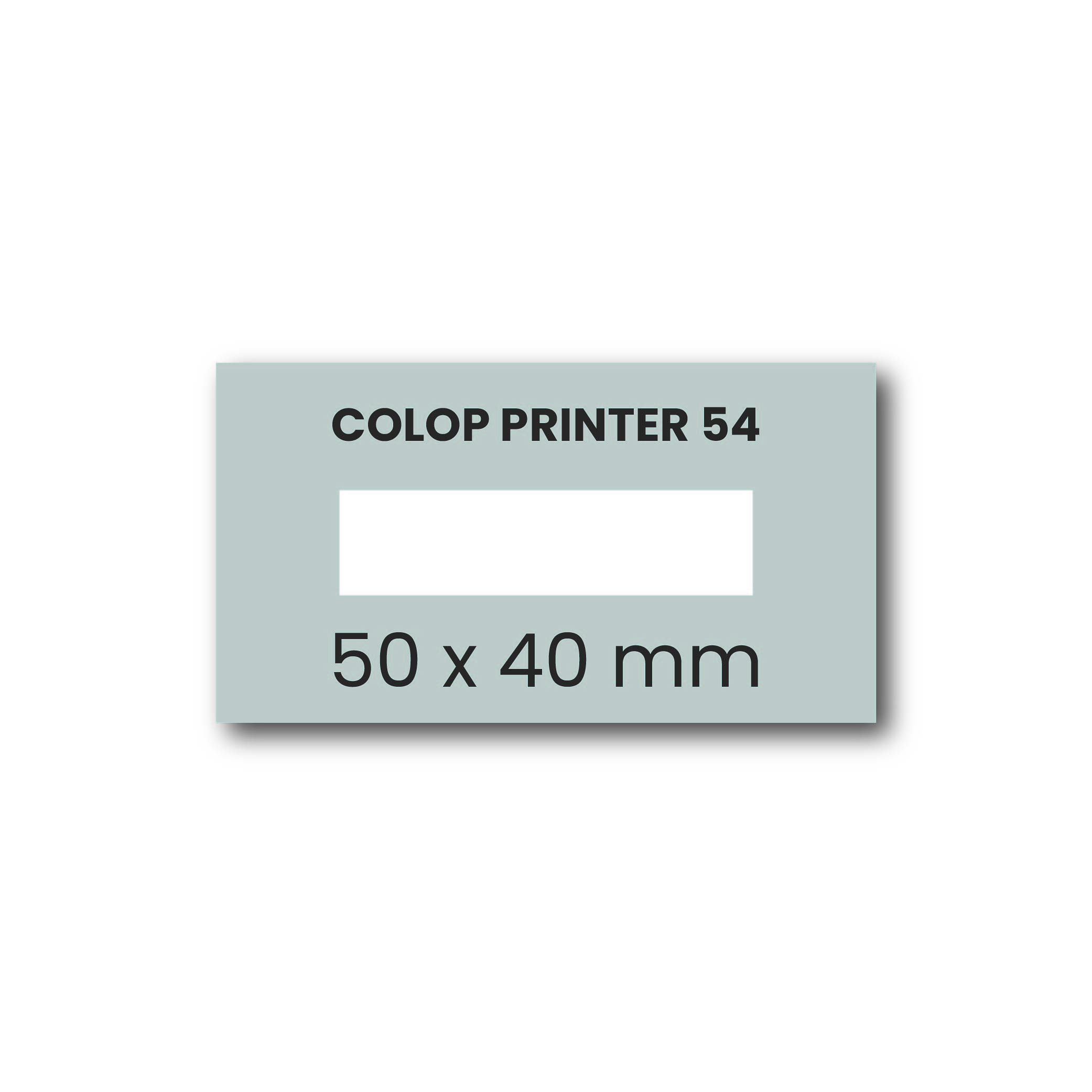 Stempelplaatje Colop Printer 54/D
