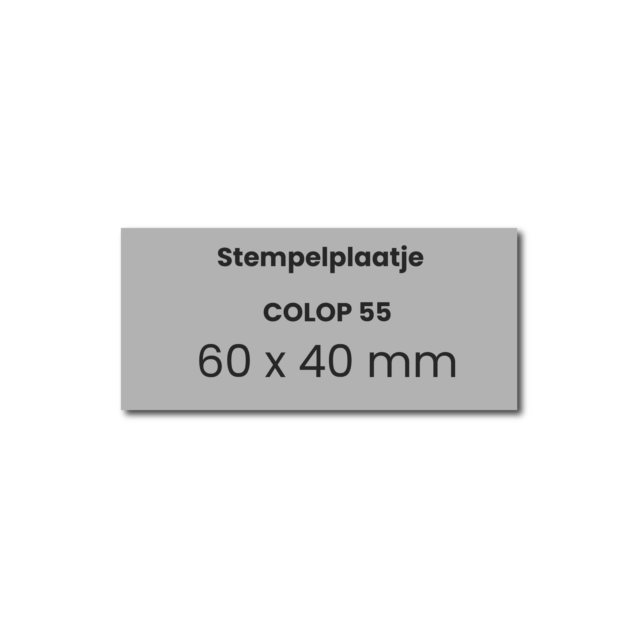 Stempelplaatje Colop Printer 55