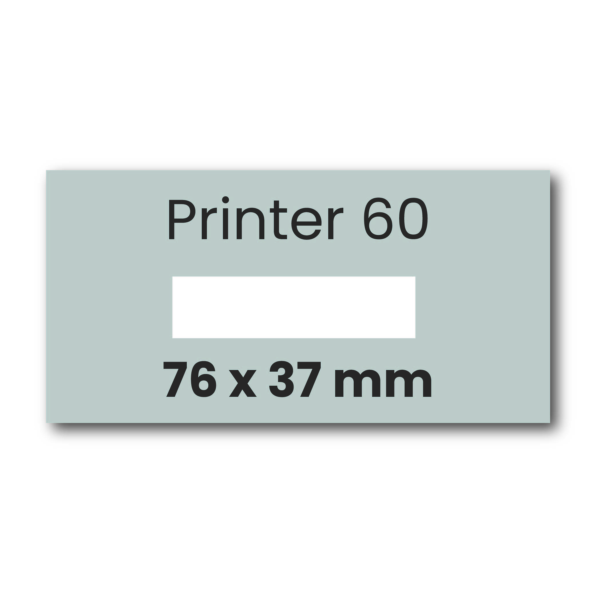 Stempelplaatje Colop Printer 60/D