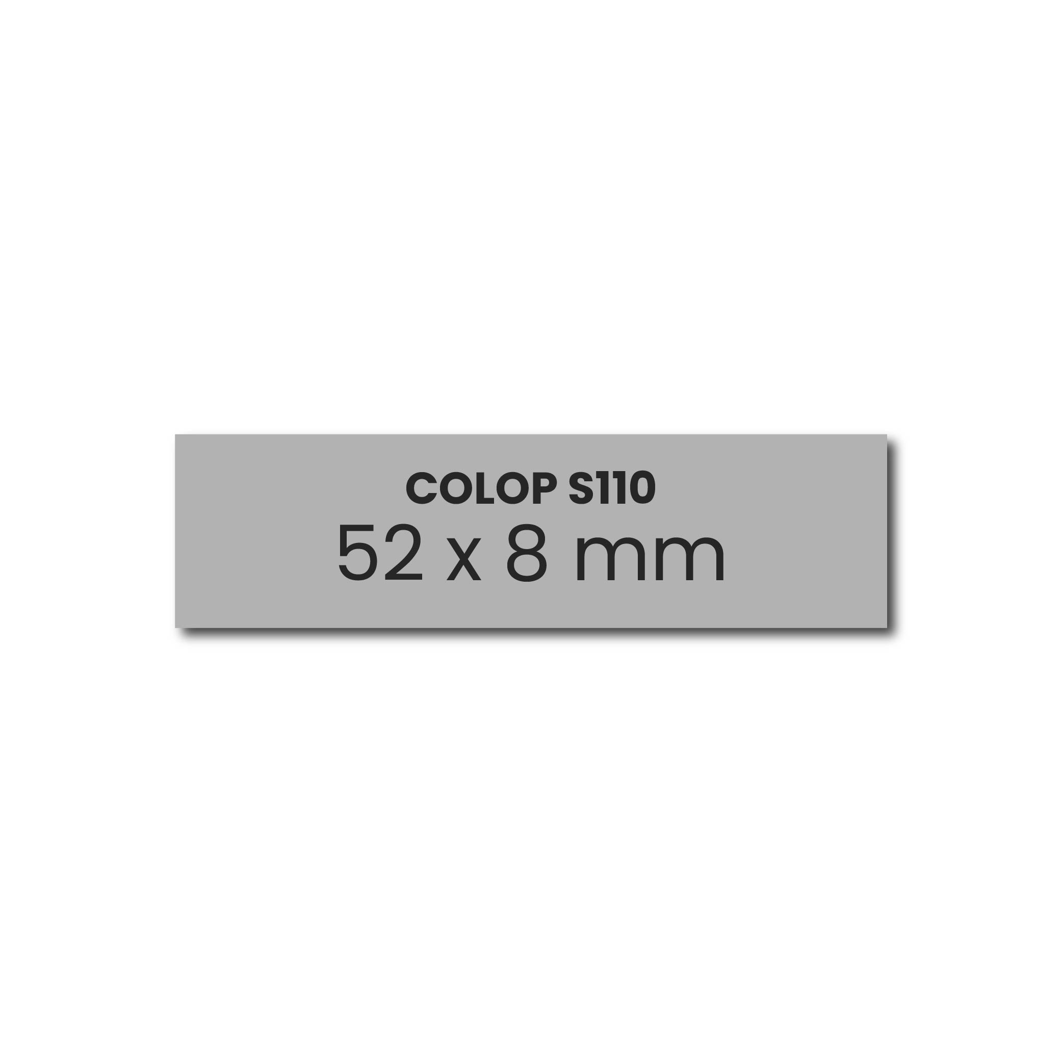 Tekstplaatje Colop Mini Printer S110