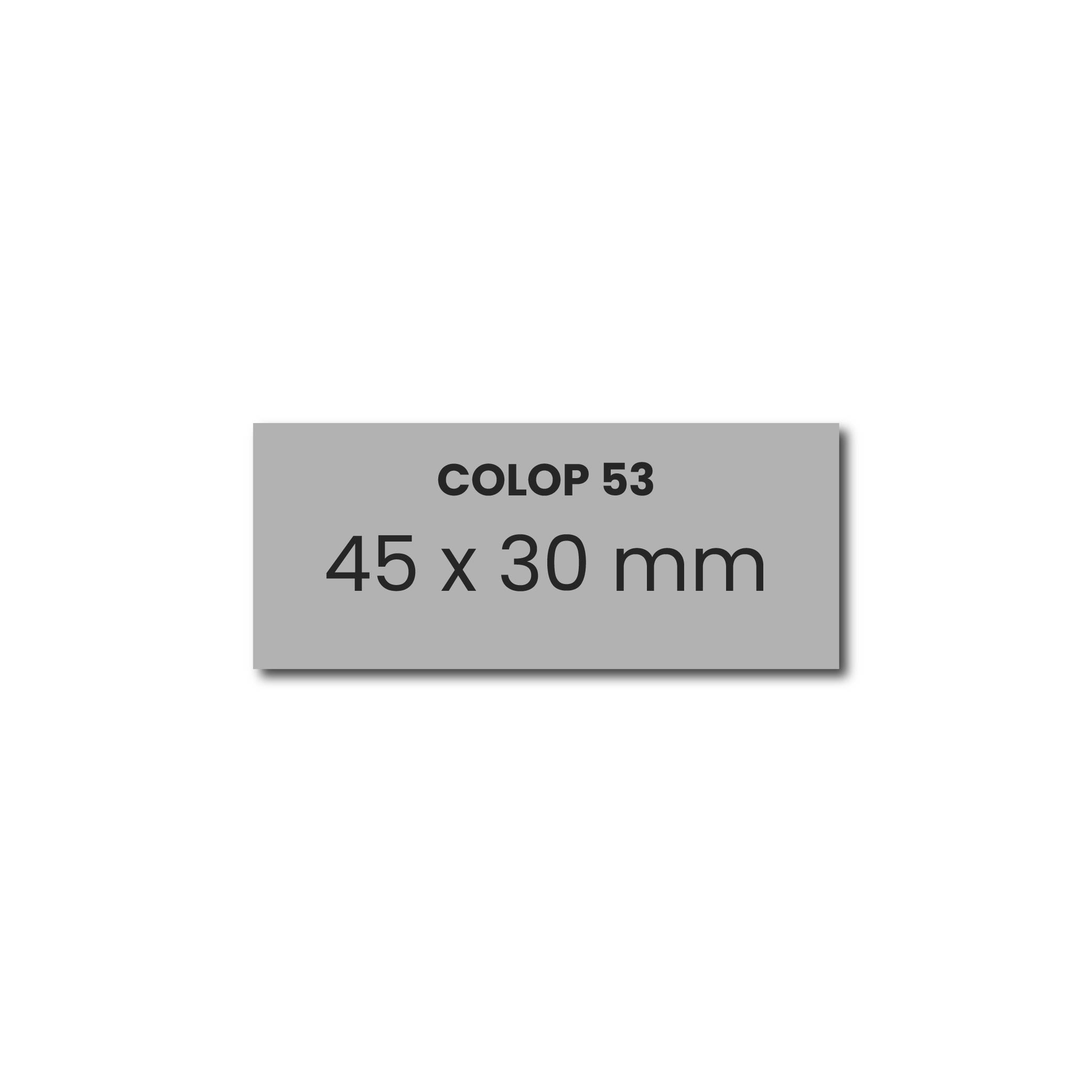 Stempelplaatje Colop Printer 53