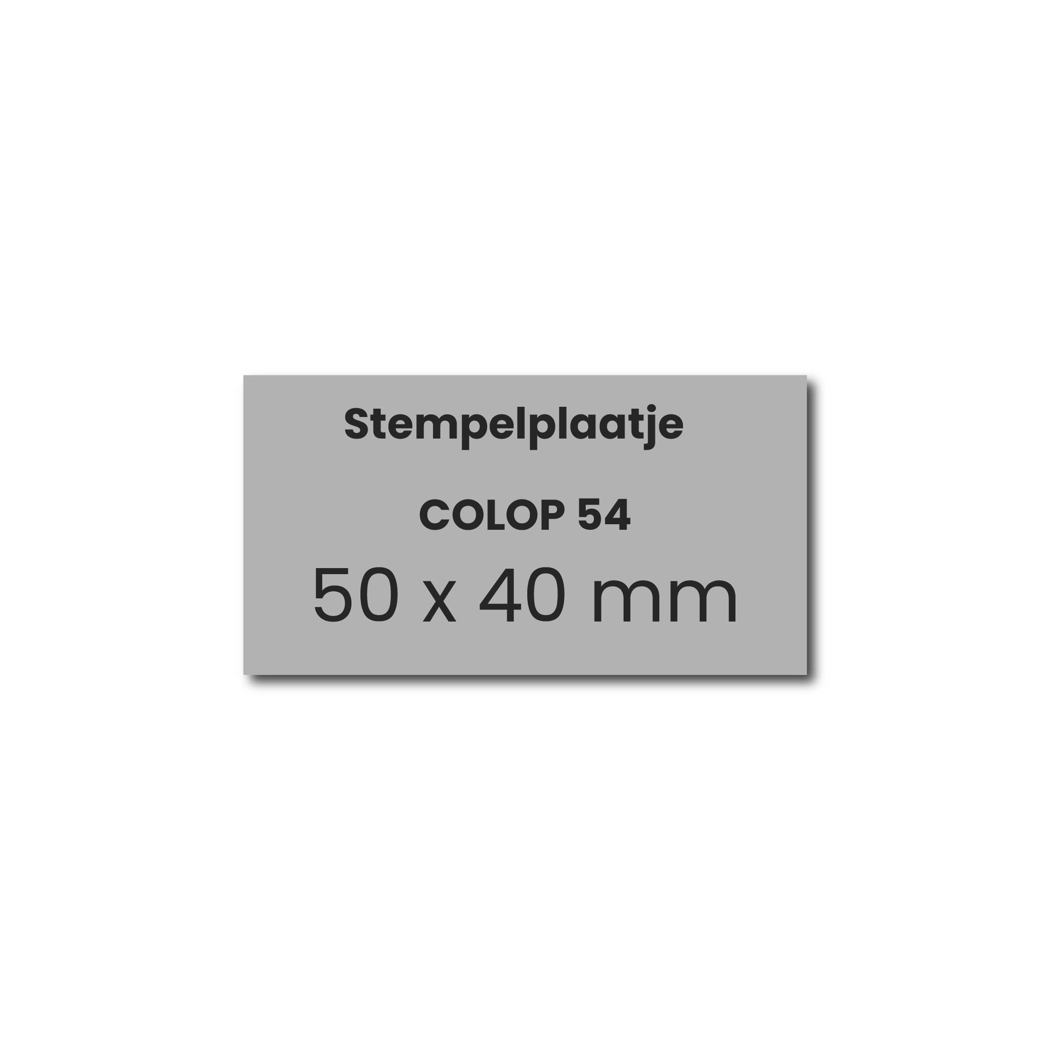 Stempelplaatje Colop Printer 54