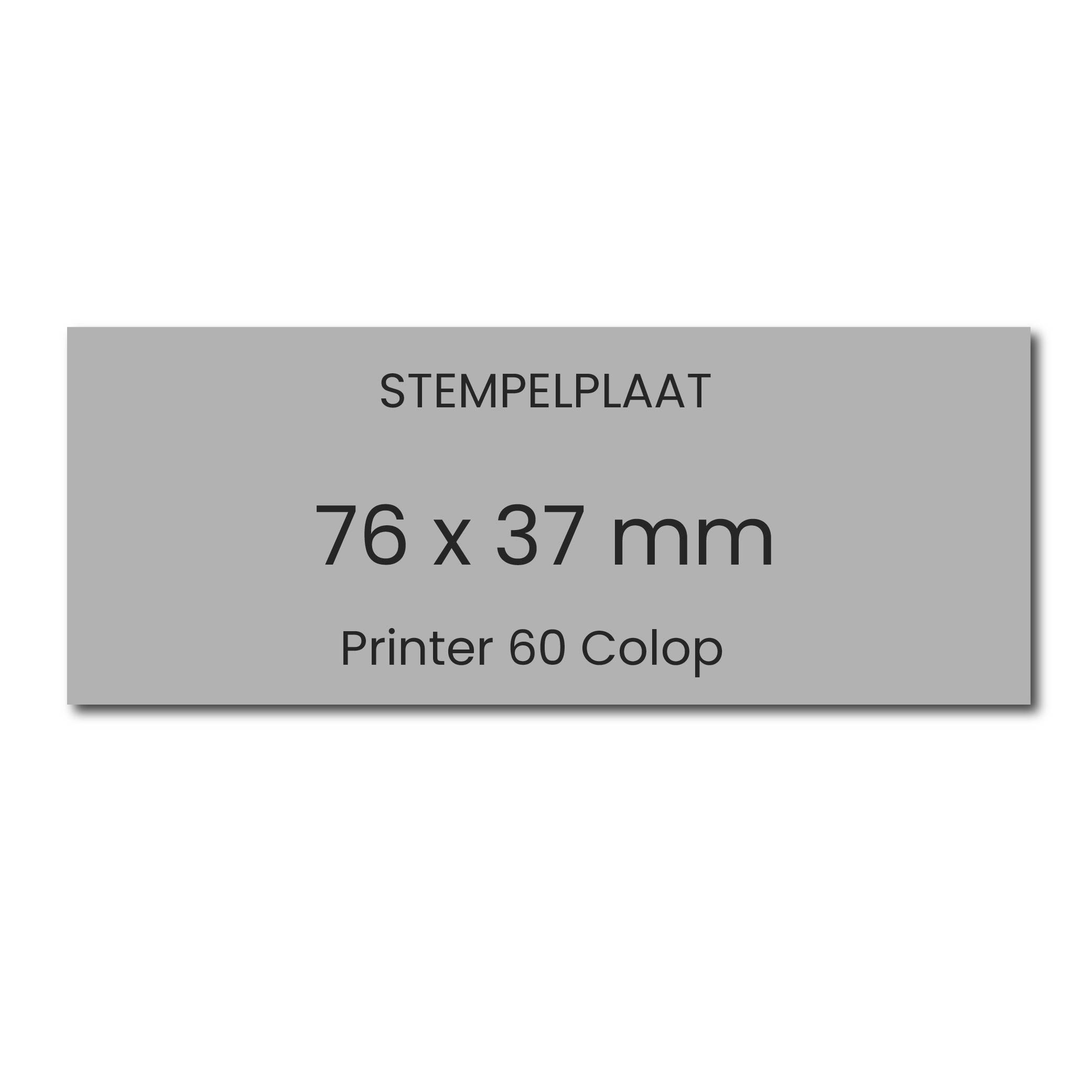 Stempelplaatje Colop Printer 60