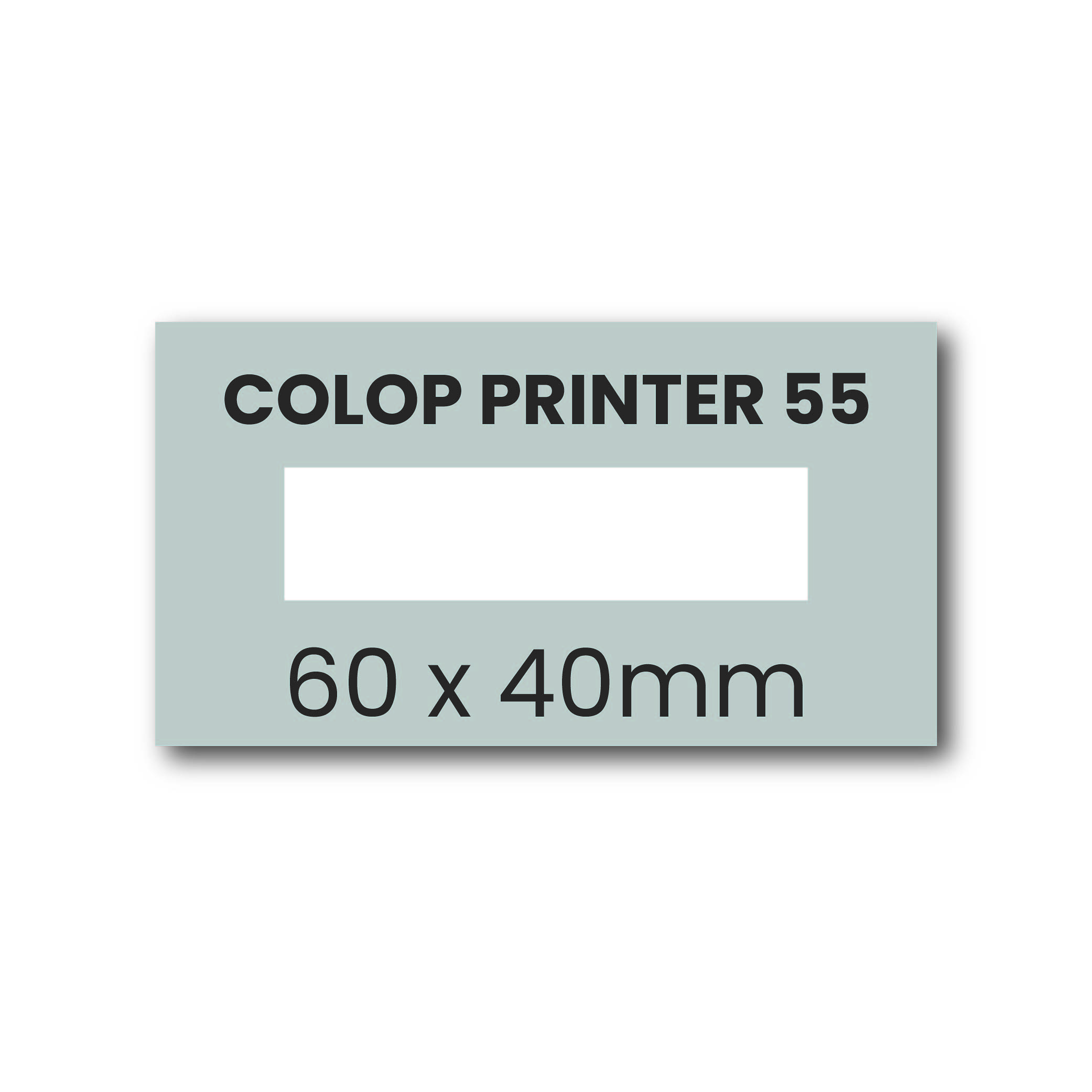 Stempelplaatje Colop Printer 55/D