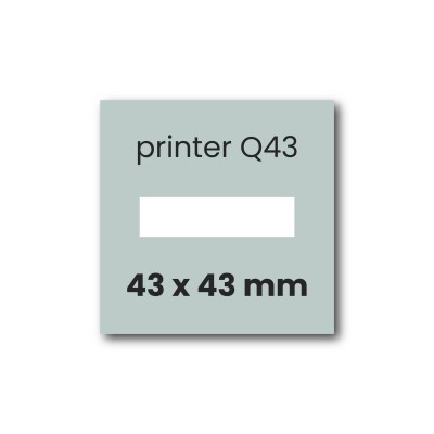 Tekstplaatje Colop Printer Q43/D