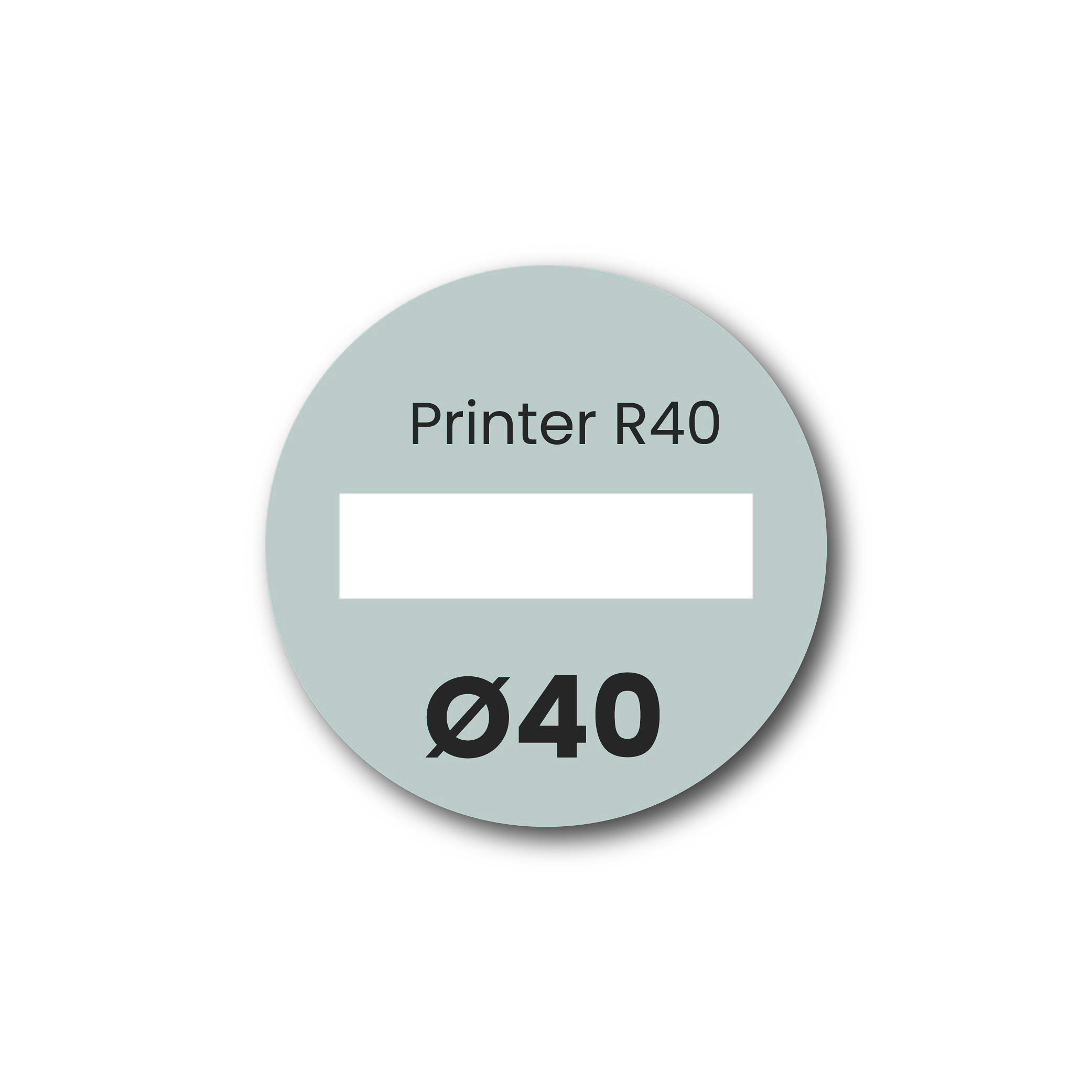 Stempelplaatje Colop Printer R40/D