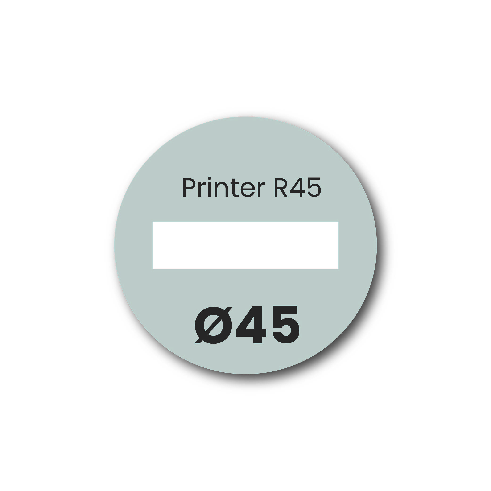 Stempelplaatje Colop Printer R45/D