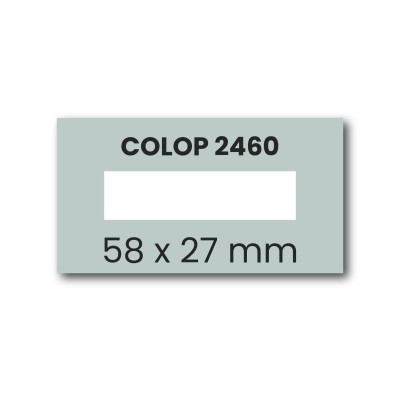 Stempelplaatje Colop Classic 2460
