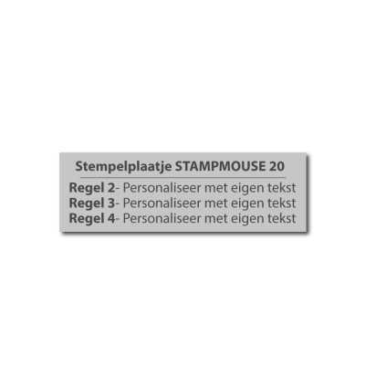 Tekstplaatje Colop Stamp Mouse 20