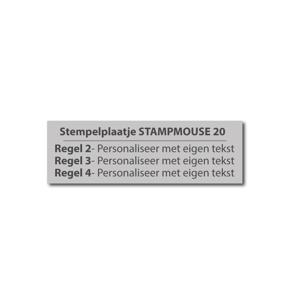 Tekstplaatje Colop Stamp Mouse 20