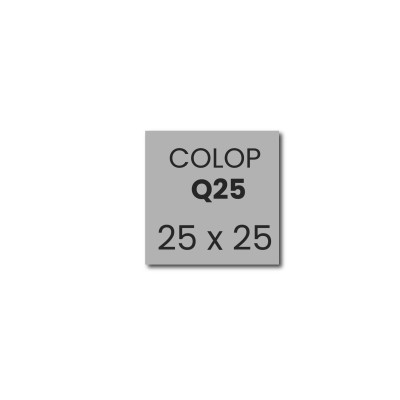 Tekstplaatje Colop Pocket Q25