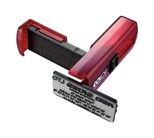 Pocketstamp Plus 40 Ruby open