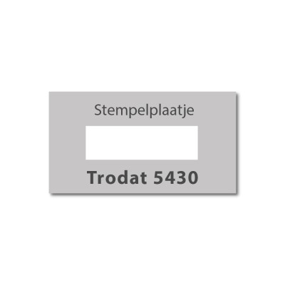 Stempelplaat Trodat Professional 5430 / 5431
