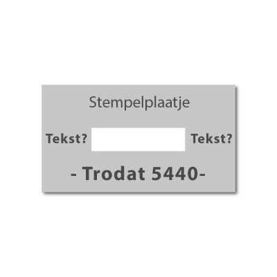 Stempelplaat Trodat Professional 5440/D