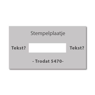 Stempelplaat Trodat Professional 5470
