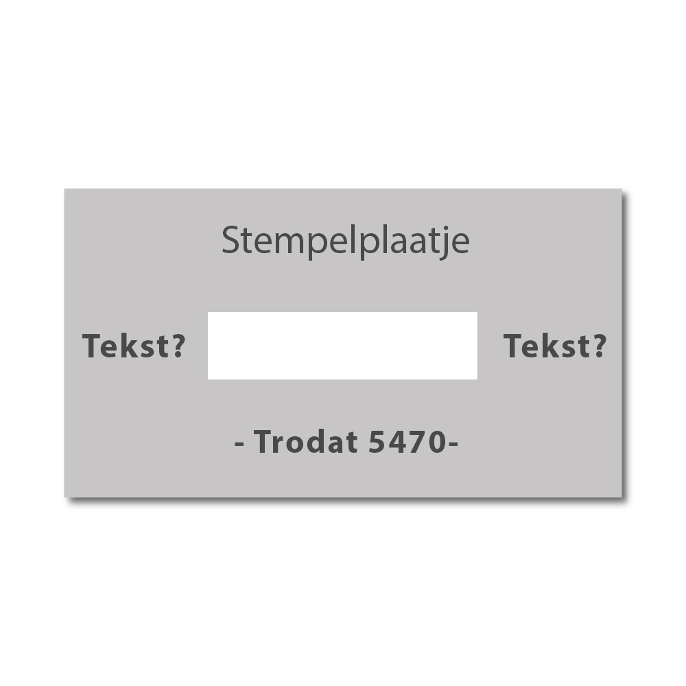 Stempelplaat Trodat Professional 5470