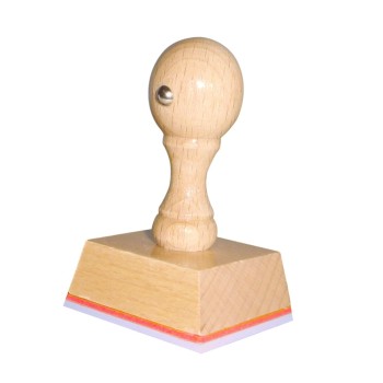 Handstempel vierkant