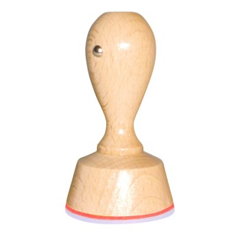 Handstempel rond