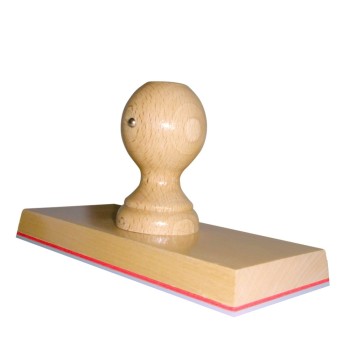 Handstempel rechthoekig XL