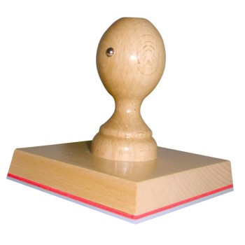 Handstempel rechthoekig
