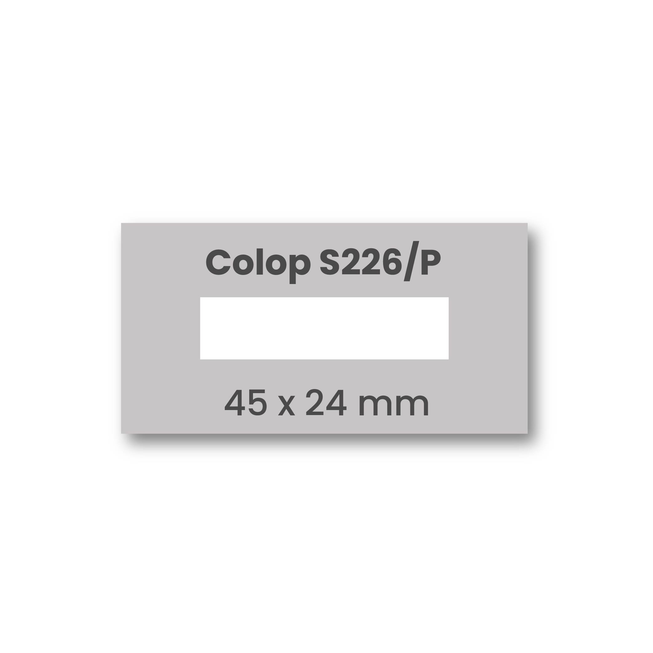 Stempelplaatje Colop Printer S226/P