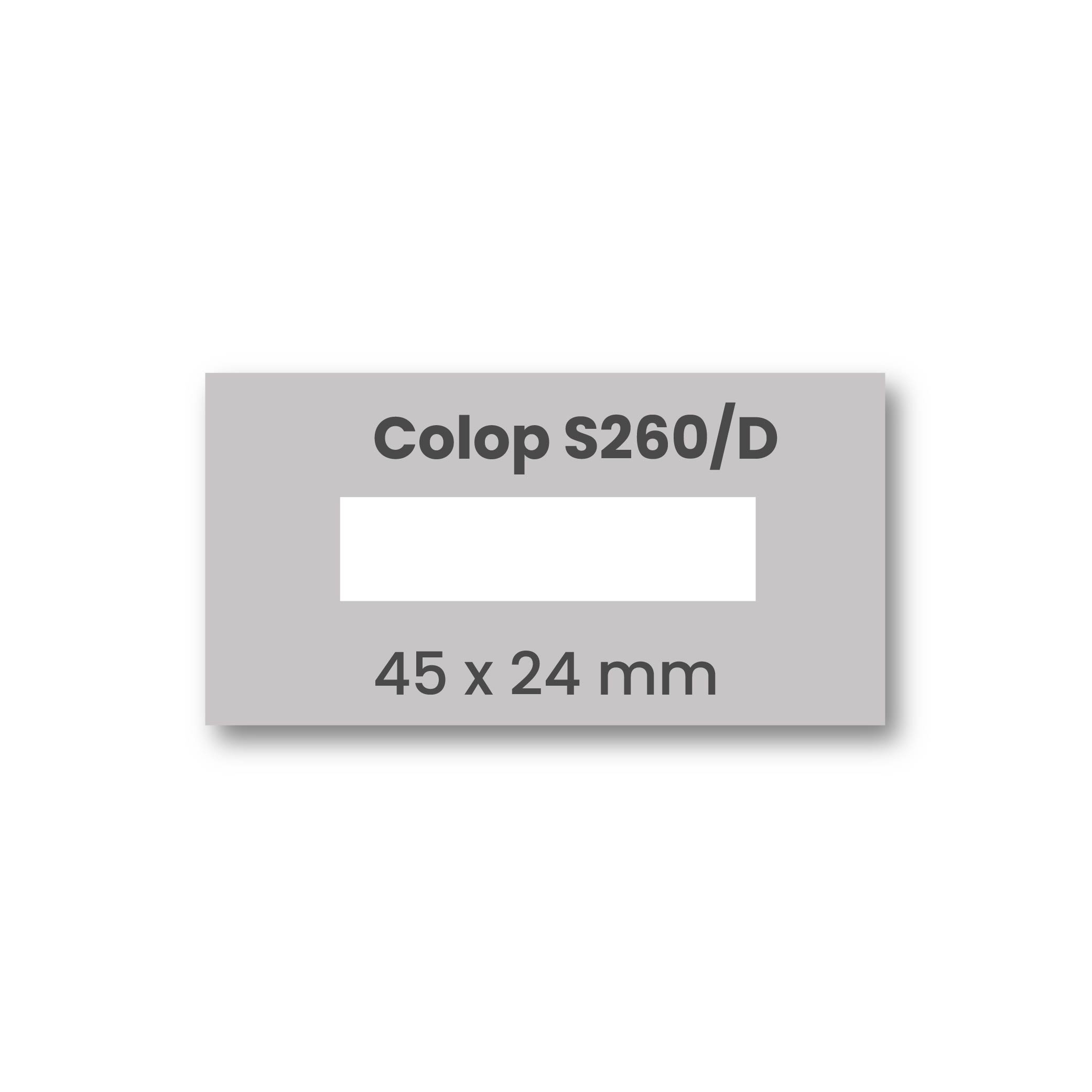 Stempelplaatje Colop Printer S260/D