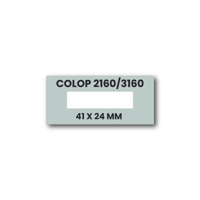 Stempelplaatje Colop 2160 & 3160