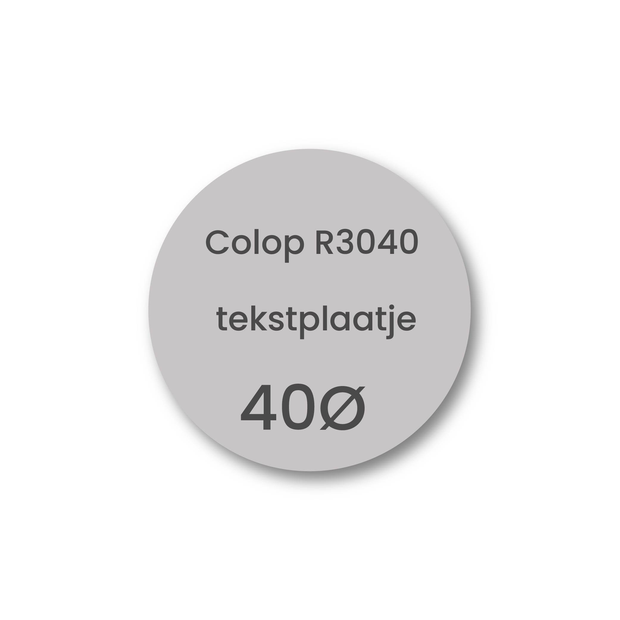 Stempelplaat Colop eXpert R3040