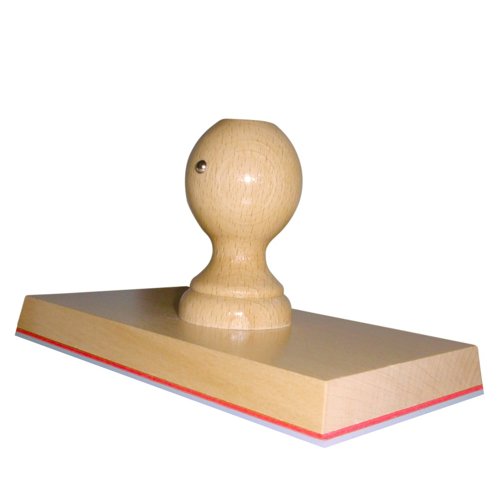 Grote handstempel 180x100 mm