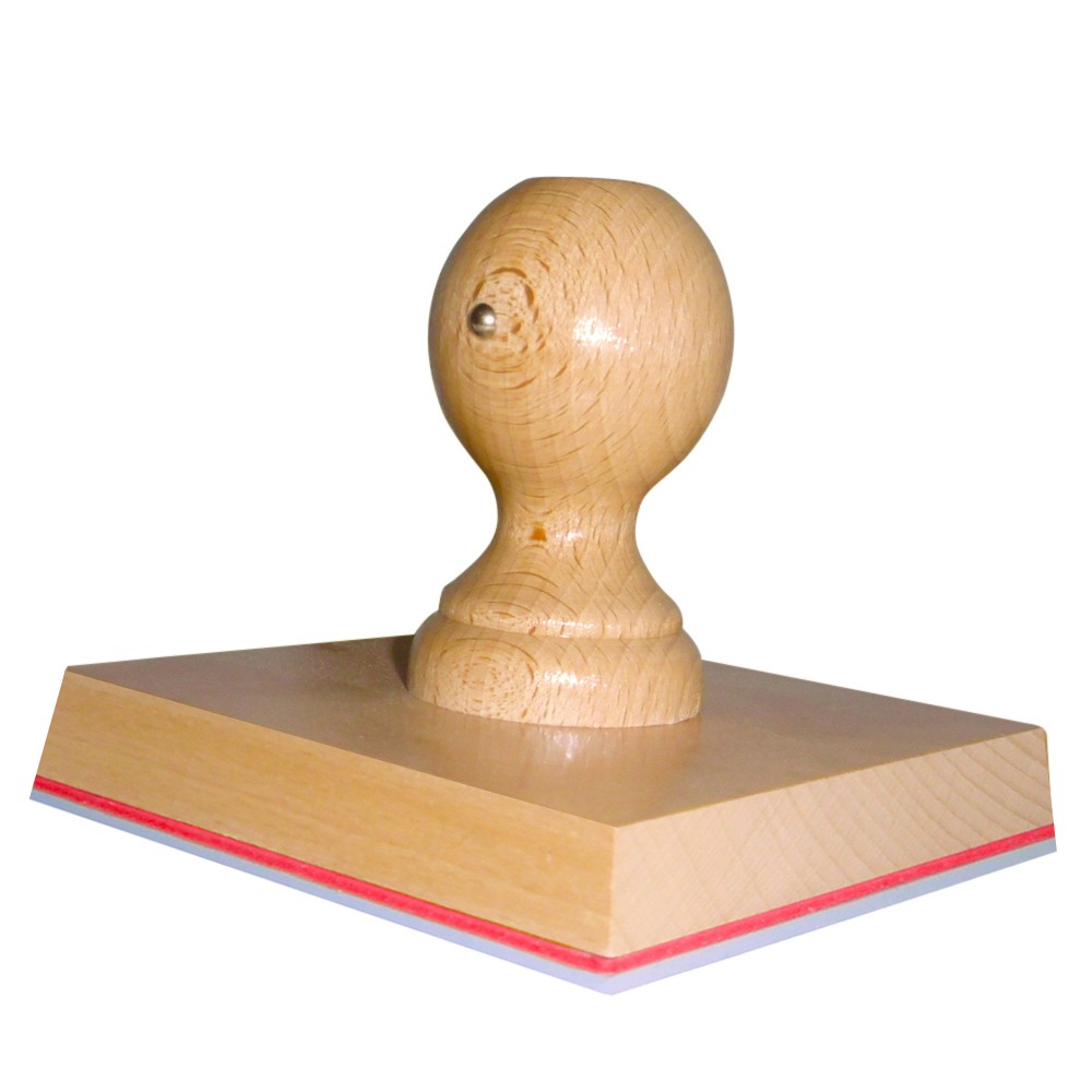 Grote handstempel 140x140 mm