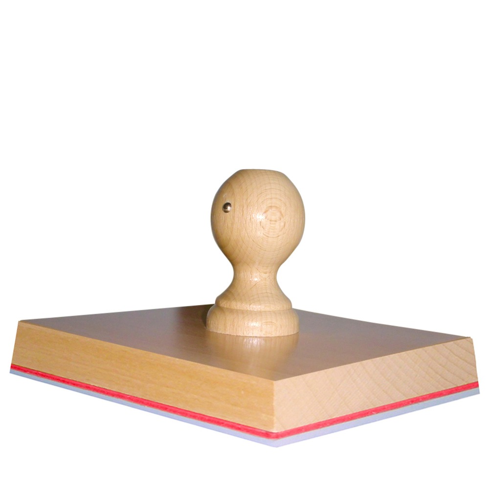Grote handstempel 170x170 mm