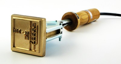 Brandstempel ALK 6 70x70mm. compleet
