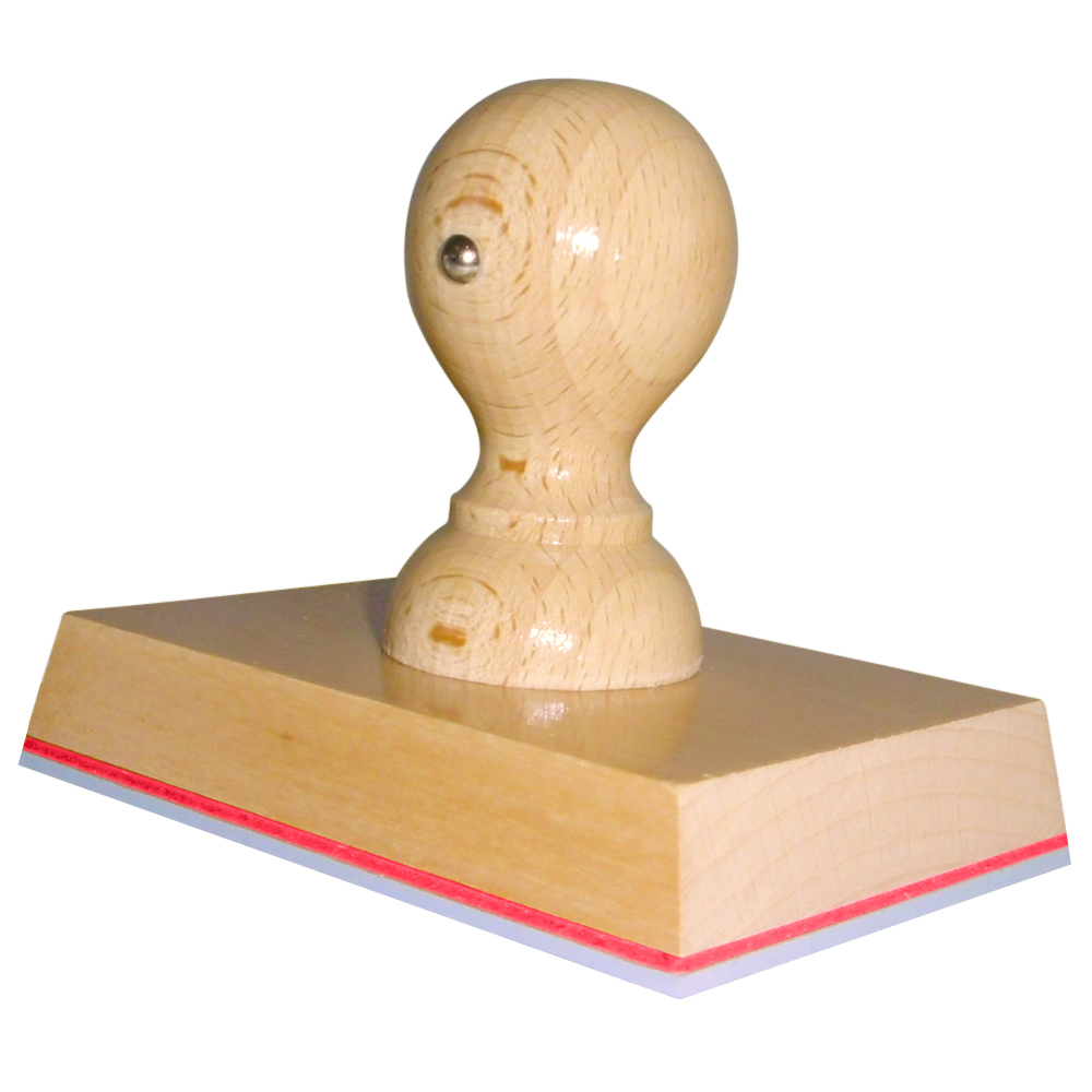 Houten handstempels