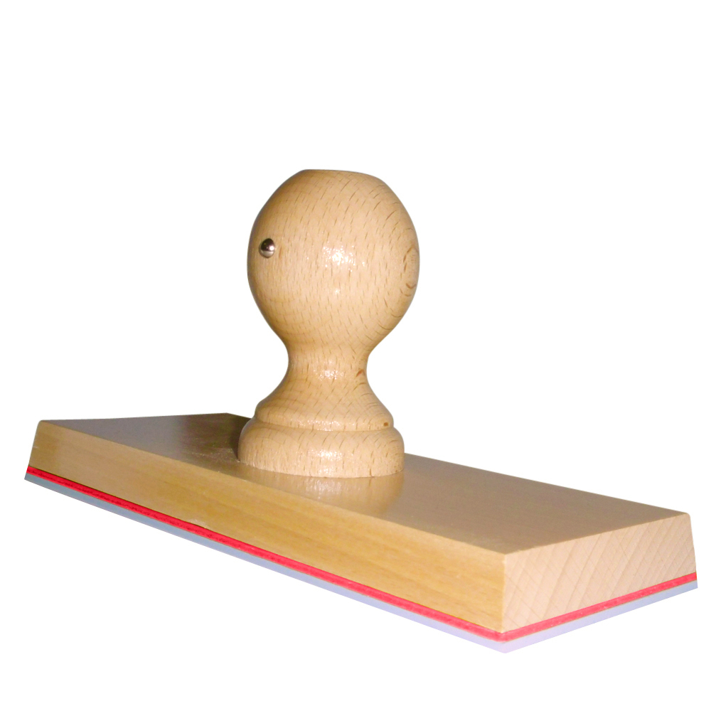 Grote houten handstempels