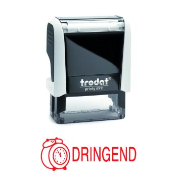 Stempel met 'dringend' + ludieke afbeelding