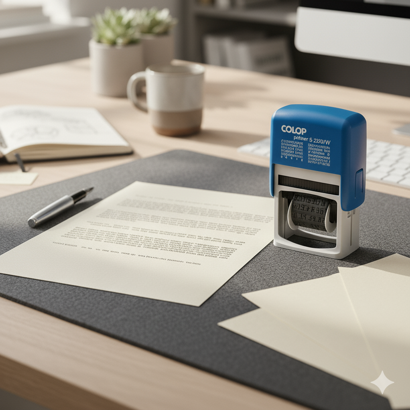 standaard stempel afdruk